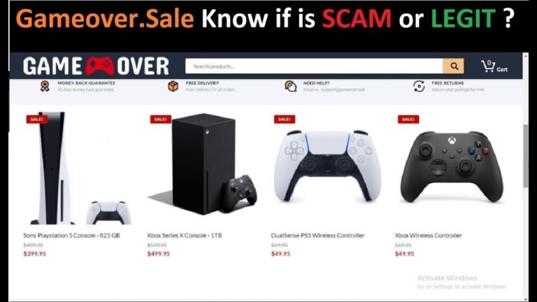 Is Gameover.sale a Scam [update 2021]? It Doesn’t Look Like